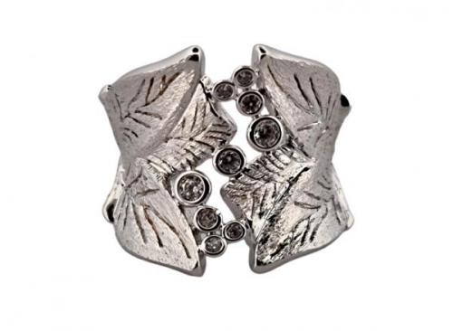 PRSTEN ”LISTY” S KŘIŠŤÁLEM PRSTEN ”LISTY” S KŘIŠŤÁLEM