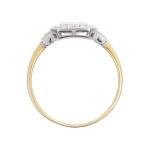 Diamantový prsten ze žlutého zlata 0,65 ct Diamantový prsten ze žlutého zlata 0,65 ct