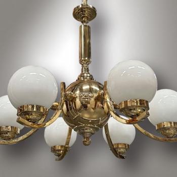 Mosazný lustr Mosazný lustr