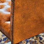 Kožené křeslo k psacímu stolu Chesterfield Kožené křeslo k psacímu stolu Chesterfield