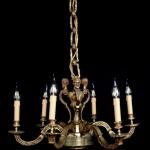 Masivní bronzový lustr Mazarin Masivní bronzový lustr Mazarin
