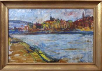 Bláha - Pohled na Pražský Hrad a Malou Stranu Bláha - Pohled na Pražský Hrad a Malou Stranu