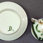 Šálek s podšálkem, ručně malovaný,zn. Pirkenhammer Šálek s podšálkem, ručně malovaný,zn. Pirkenhammer