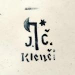 Talíř, ruční malba, zn. Klenčí Talíř, ruční malba, zn. Klenčí
