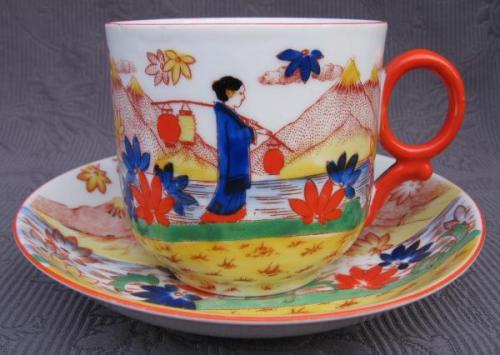 Japan šálek s podšálkem (5 ks)  Japan šálek s podšálkem (5 ks)