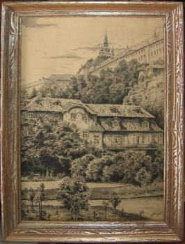 Jaroš: Praha Furstenberská zahrada, Hradčany Jaroš: Praha Furstenberská zahrada, Hradčany