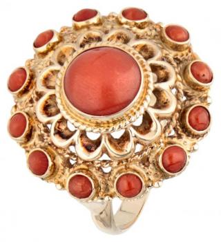 ZLATÝ PRSTEN S KORÁLEM ZLATÝ PRSTEN S KORÁLEM