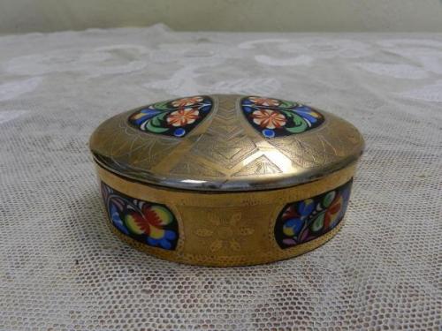 Malovaná porcelánová dóza - malírna Telč Malovaná porcelánová dóza - malírna Telč