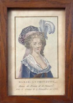 Portrét Marie Antoinetty - Královny Francouzské a  Portrét Marie Antoinetty - Královny Francouzské a