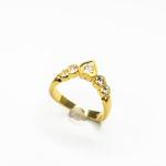 Briliantový prsten, srdíčko Briliantový prsten, srdíčko