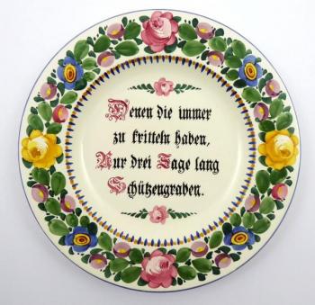 Zell am Harmersbach - Závěsný talíř s ruční malbou Zell am Harmersbach - Závěsný talíř s ruční malbou