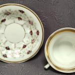 Šálek s podšálkem, zn. TPM, Carl Tielsch, 19.stol. Šálek s podšálkem, zn. TPM, Carl Tielsch, 19.stol.