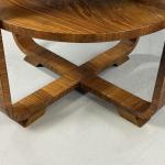 Konferenční kulatý stolek, Art Deco, 1930s Konferenční kulatý stolek, Art Deco, 1930s