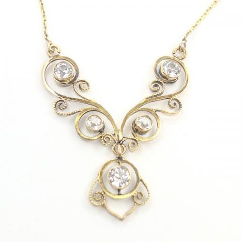 Starožitný zlatý náhrdelník - rezervace Starožitný zlatý náhrdelník - rezervace