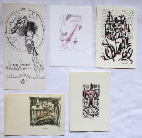 Pět grafik - Kalousek, Košťálek, Cihla, Matouš Pět grafik - Kalousek, Košťálek, Cihla, Matouš