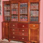 Starožitná Anglická knihovna se sekretářem  Starožitná Anglická knihovna se sekretářem
