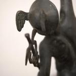 Bronzová socha Merkura na mramorovém podstavci Bronzová socha Merkura na mramorovém podstavci