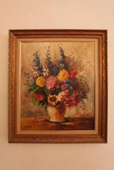 Květinové zátiší. VAN ZELE. 73 x 63cm Květinové zátiší. VAN ZELE. 73 x 63cm