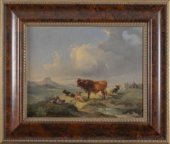 49. Skot na pastvě - párové obrazy 49. Skot na pastvě - párové obrazy