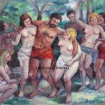 Gross Miloslav: Bakchus ( 190,5 x 220,5 cm ) Gross Miloslav: Bakchus ( 190,5 x 220,5 cm )