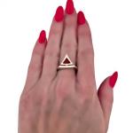 STŘÍBRNÝ ART DECO SET S KORÁLEM STŘÍBRNÝ ART DECO SET S KORÁLEM