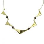 Zlatý náhrdelník s granáty Zlatý náhrdelník s granáty