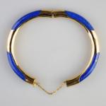 Zlatý náramek s lapisem lazuli Zlatý náramek s lapisem lazuli