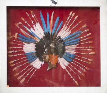 Indián - koláž Indián - koláž