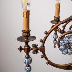 Starožitný delftský lustr velký Starožitný delftský lustr velký
