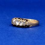 Zlatý prsten s diamanty, 1900 Zlatý prsten s diamanty, 1900