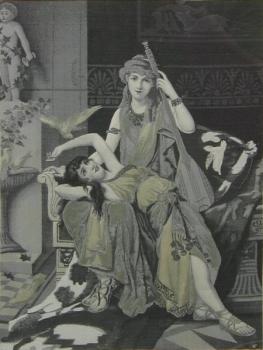 Gobelín - Dívčí siesta (Francie)   Gobelín - Dívčí siesta (Francie)