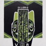 Jaroslav Kaiser - 2x exlibris, Ikona, 2x Pozvánka Jaroslav Kaiser - 2x exlibris, Ikona, 2x Pozvánka