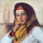 Viktor Voroncov - Ruská žena v šátku Viktor Voroncov - Ruská žena v šátku