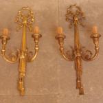 Klasicistní nástěnné lampy / světla 4 kusy Klasicistní nástěnné lampy / světla 4 kusy