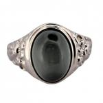 STŘÍBRNÝ PRSTEN ZDOBENÝ S KOČIČÍM OKEM STŘÍBRNÝ PRSTEN ZDOBENÝ S KOČIČÍM OKEM