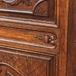 Starožitná neogotická věšáková stěna s lavicí Starožitná neogotická věšáková stěna s lavicí