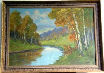 Břízy u řeky - V. Novák Břízy u řeky - V. Novák