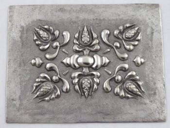 Destička z vídeňského lotového stříbra Destička z vídeňského lotového stříbra