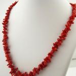 Náhrdelník s přírodním mořským korálem Náhrdelník s přírodním mořským korálem