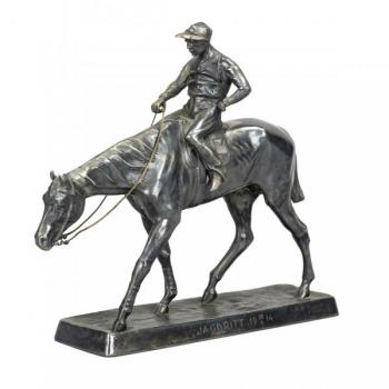 Kayserzinn, Žokej na koni, 1914  Kayserzinn, Žokej na koni, 1914