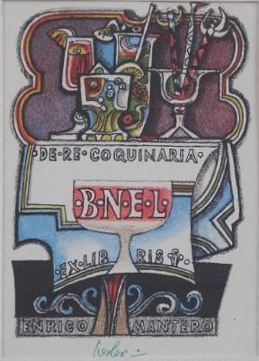 Josef Liesler - Exlibris ( Enrico Mantero ) Josef Liesler - Exlibris ( Enrico Mantero )