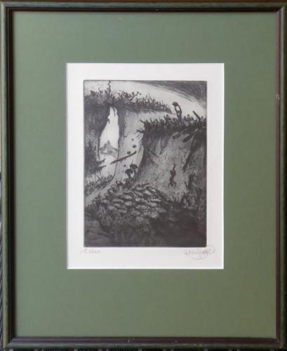 Jan Konůpek (1883-1950) - Bitva v soutěsce Jan Konůpek (1883-1950) - Bitva v soutěsce