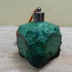 Art deco flakon, malachit jade - Schlevogt Art deco flakon, malachit jade - Schlevogt