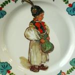 Talíř - Chlapec v kroji, ruční malba Talíř - Chlapec v kroji, ruční malba