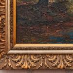 Lesní krajina s potokem 177 X 142 cm Signováno Lesní krajina s potokem 177 X 142 cm Signováno