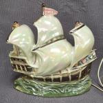 Loď, plachetnice, lampička - stínítko   Loď, plachetnice, lampička - stínítko