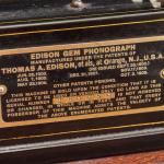 Edison Gem Phonograph, USA, kolem roku 1905 Edison Gem Phonograph, USA, kolem roku 1905