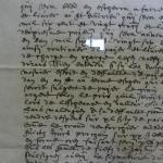 Ručně psaný dokument, 17. stol. Ručně psaný dokument, 17. stol.