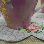 Secesní růžové Hrnky KPM Secesní růžové Hrnky KPM