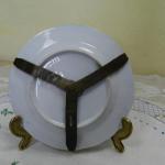 Dekorační kobaltový talíř s čínským motivem Dekorační kobaltový talíř s čínským motivem